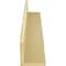 Ekena Millwork 2-Sided (L-beam) Hand Hewn Endurathane Faux Wood Ceiling Beam, Premium Aged, 10"W x 6"H  x 22'L BMHH2C0100X060X264ZD - alternate 2
